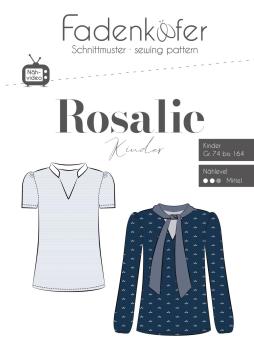 Fadenkäfer Papierschnittmuster Rosalie Kinder Schluppenbluse